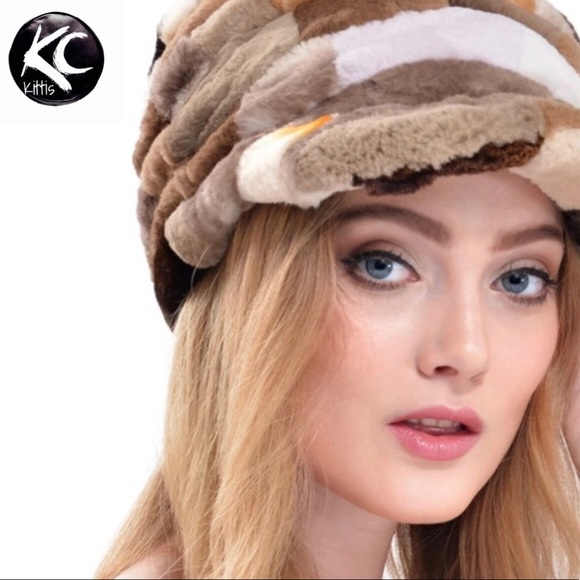 kittis Accessories - 🎄🎁ᴋɪᴛᴛɪs▪️FURS ▪️Genuine ʀᴇx ᴠɪɴᴛᴀɢᴇ Fur Cap